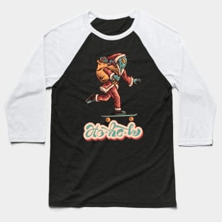 Santa Alien Baseball T-Shirt